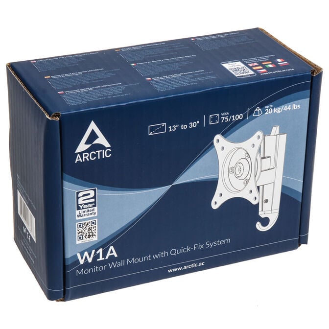 Suporte de Parede ARCTIC W1A VESA 75x75 e 100x100 - Max 20Kg image number 4