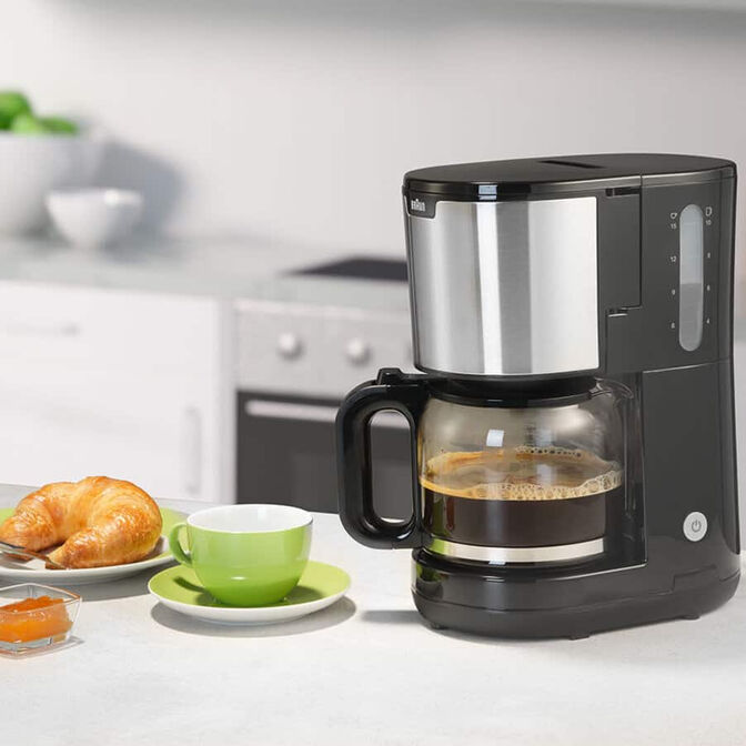 M&aacute;quina de Caf&eacute; de Filtro Braun PurShine KF 1500 Preto/Inox image number 3