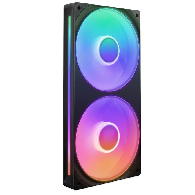 Ventoinha NZXT F240 RGB Core Single-Frame Pretas - Dupla Vento&iacute;nha 120mm (240mm) image number 0