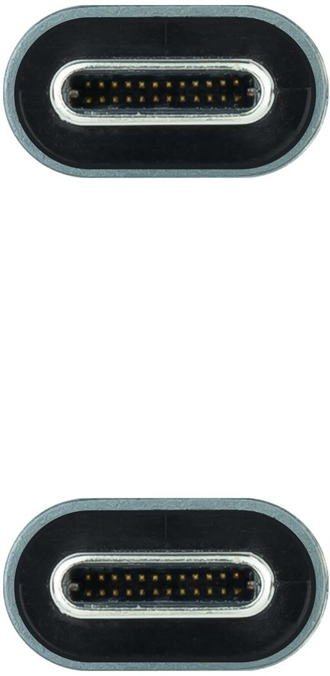 Cabo USB 3.2 Gen2x2 Nanocable 20Gbps 5A/100W 4K@60Hz USB-C M/M 0.5 M Preto image number 2