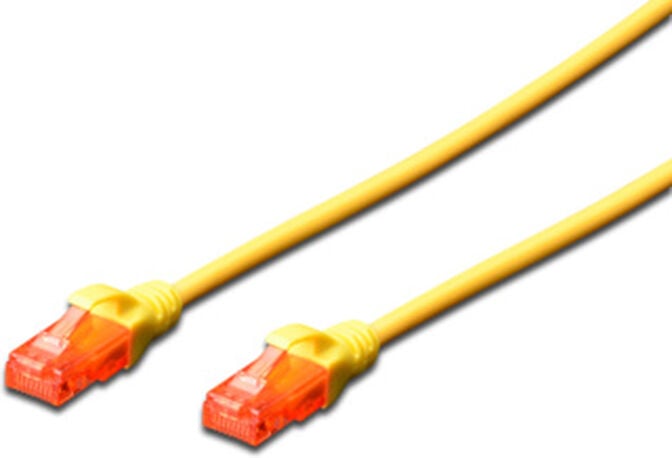 Cabo de Rede Ewent IM1005 Patch Cable CAT 6 UTP 0.5m Amarelo image number 0