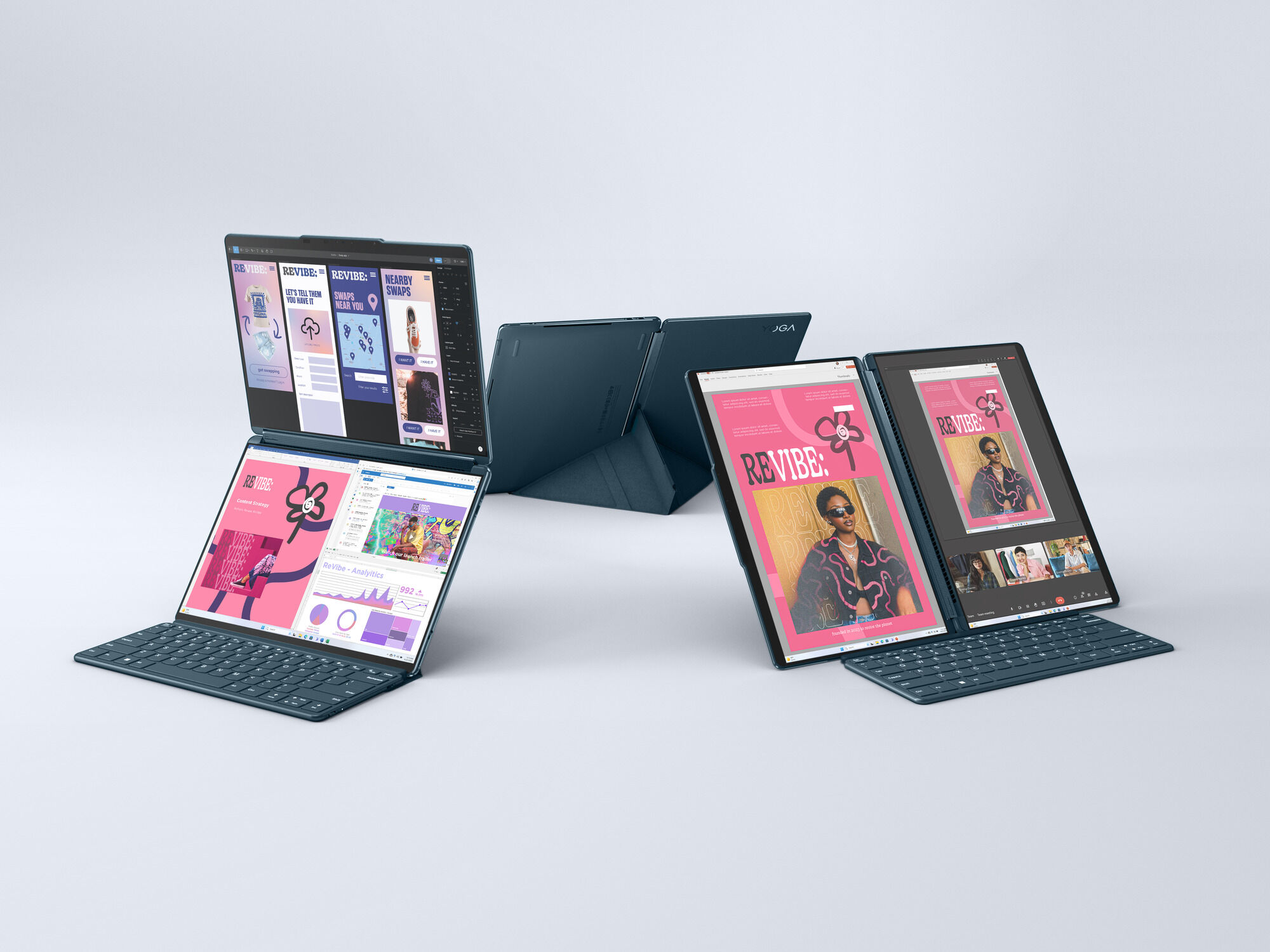 Portátil Lenovo Yoga Book 9 13IMU9-324 2x13.3