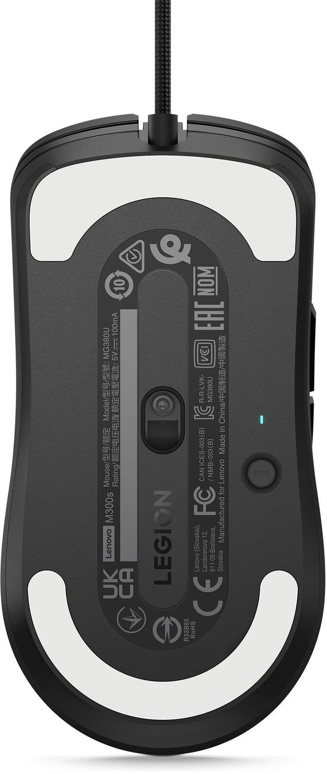 Rato Lenovo Legion M300s RGB Gaming Preto image number 2
