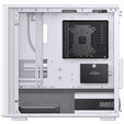 Caixa Micro-ATX Jonsbo D200 Vidro Temperado Branco image number null