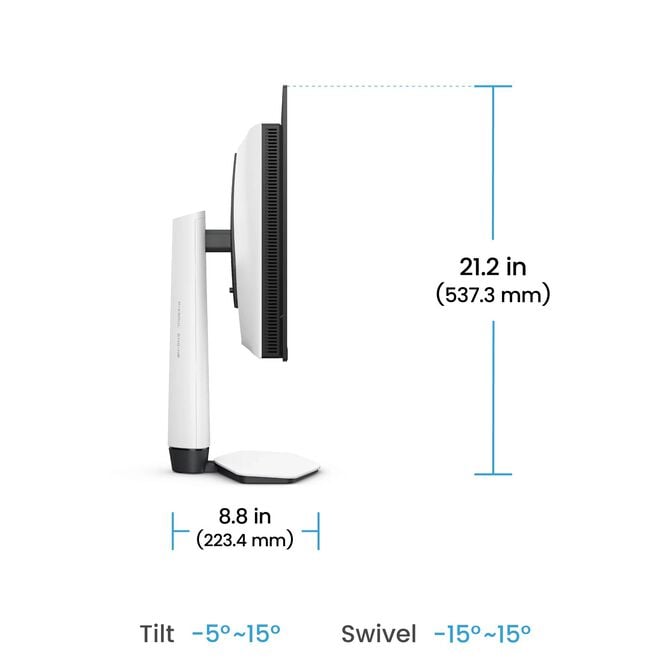 Monitor BenQ MOBIUZ 27" EX271UZ QD-OLED 4K 4K UHD 16:9 240Hz FreeSync Premium Pro image number 4