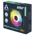 Ventoinha Arctic P12 PRO Reverse PWM PST ARGB 120mm (Pack 3) - Preto image number null