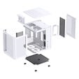 Caixa Micro-ATX Jonsbo TK-1 2.0 Vidro Temperado Branco image number null