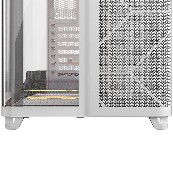 Caixa E-ATX Corsair AIR 5400 LX-R Link Branca Vidro Temperado image number 8