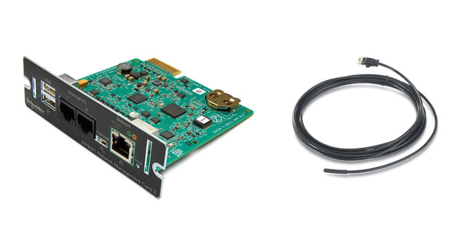 Cart&atilde;o de Gest&atilde;o de Rede UPS APC 3 com Monitoriza&ccedil;&atilde;o Ambiental image number 4