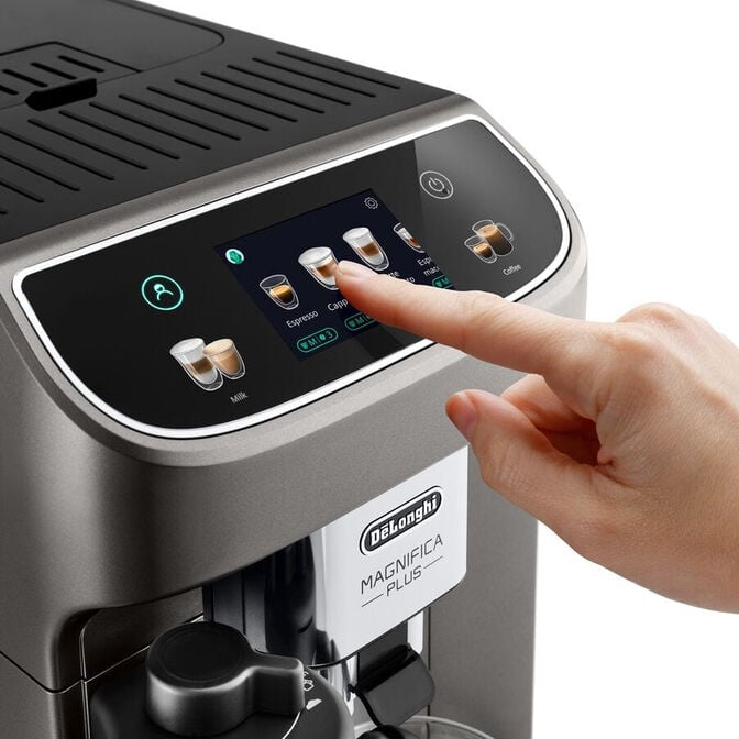 M&aacute;quina de Caf&eacute; Autom&aacute;tica DeLonghi Magnifica Plus ECAM320.70.TB 1450W 15 Bar Titanium Black image number 2