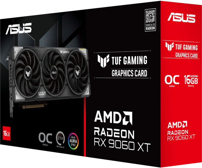 Gr&aacute;fica Asus Radeon RX 9060 XT TUF Gaming OC 16GB GDDR6 image number 9