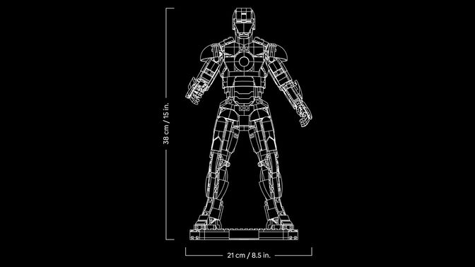 LEGO Marvel: Iron Man Mark 3, 1297 Pe&ccedil;as (76344) image number 5
