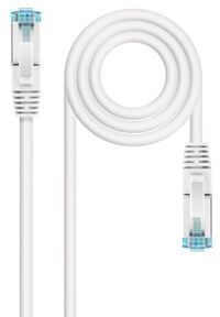 Cabo de Rede Nanocable RJ45 LSZH CAT.7 600MHZ SFTP AWG26 25 CM Branco