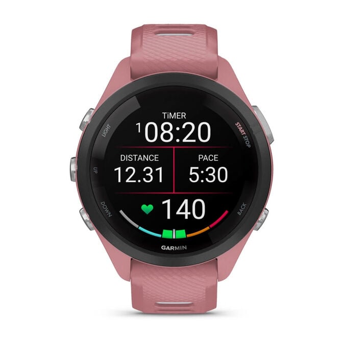 Smartwatch Garmin Forerunner 265S 42mm Rosa/Branco image number 1