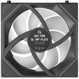 Ventoinha Lian Li UNI FAN SL120 Infinity FLEX Wireless Preto 120mm (Pack 3) image number null