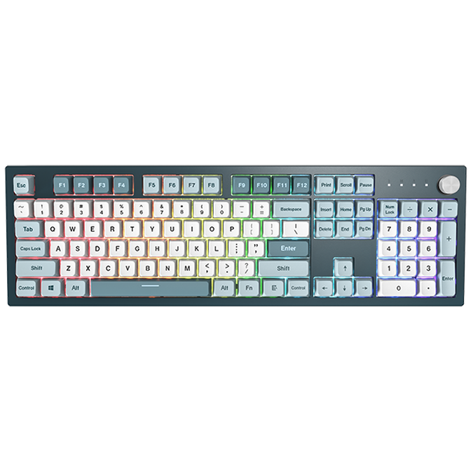 Teclado Montech Freedom Full-Size ,Hot-swappable, GateronG Pro 2.0 Red Switch, RGB, PBT - Mec&acirc;nico (PT) image number 0
