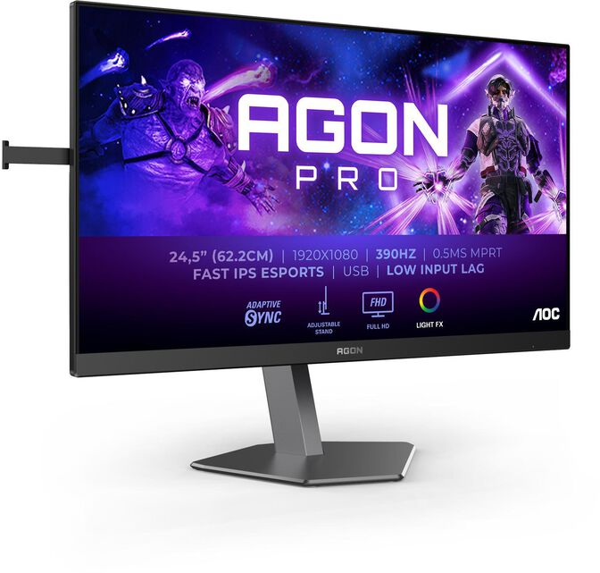 Monitor AGON by AOC PRO 24.5" AG256FS Fast IPS FHD 390Hz 0.3ms Adaptive Sync HDR400 image number 1