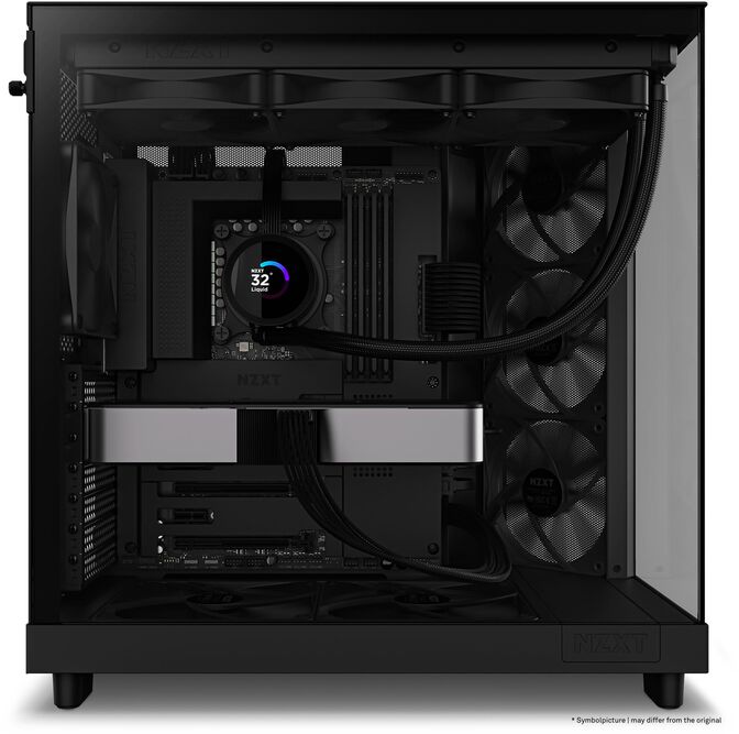Caixa ATX NZXT H6 Flow Preta Vidro Temperado image number 12