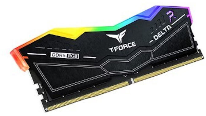 Team Group Kit 32GB (2 x 16GB) DDR5 6000MHz Delta RGB Preto CL38 V2 image number 2
