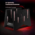Router TP-Link Archer GE800 Gaming EasyMesh BE7200 Tri-Band Wi-Fi 7 (802.11be) Preto image number null
