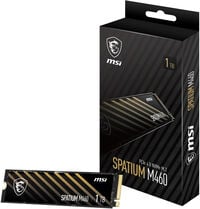 SSD MSI SPATIUM M460 1TB Gen4 M.2 NVMe (5000/4500MB/s)