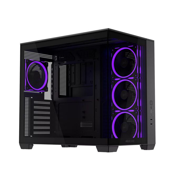 Caixa ATX ASUS A32 Plus TG ARGB Preta image number 1