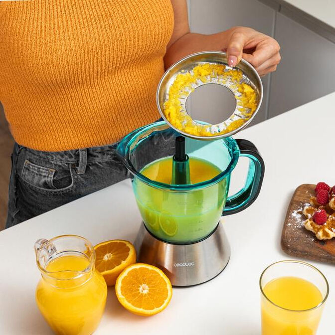 Espremedor de Sumo Cecotec Zitra Full Steel 60W image number 6