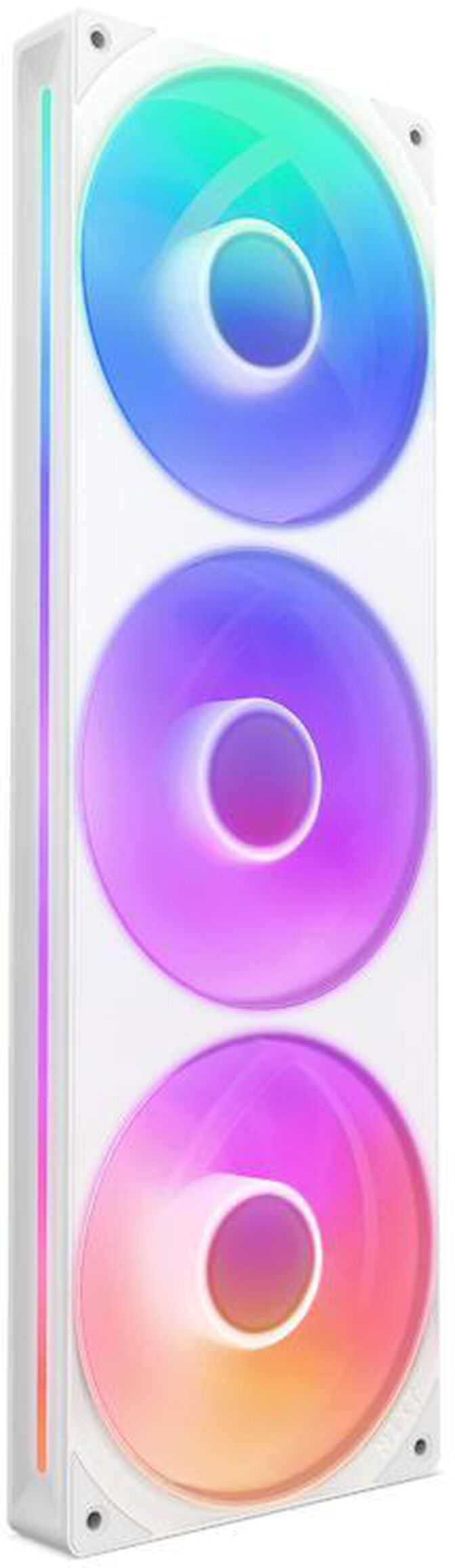 Ventoinha NZXT F360 RGB Core Single-Frame Brancas - Tripla Ventoinha 120mm ( 360mm ) image number 0