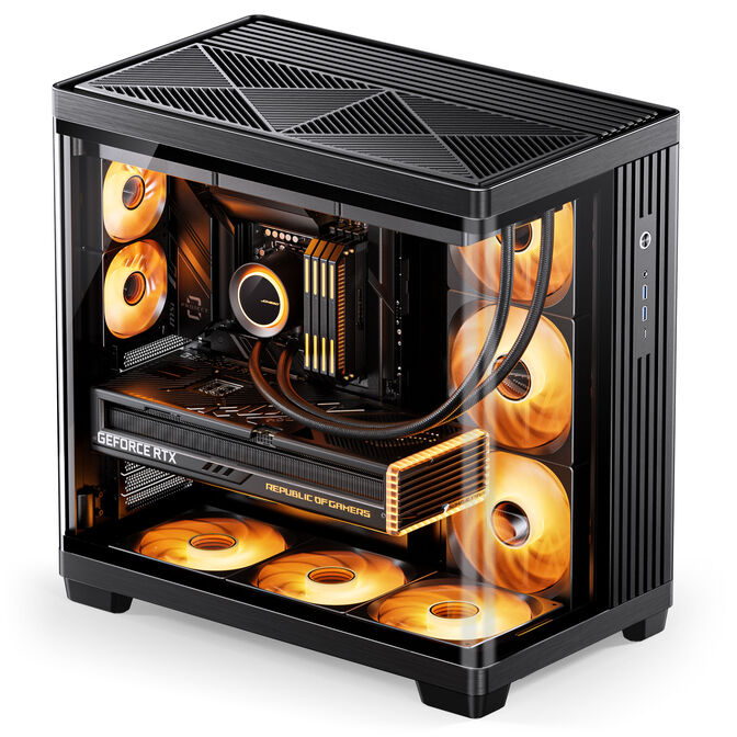 Caixa ATX Jonsbo TK-4 Vidro Temperado Preto image number 2