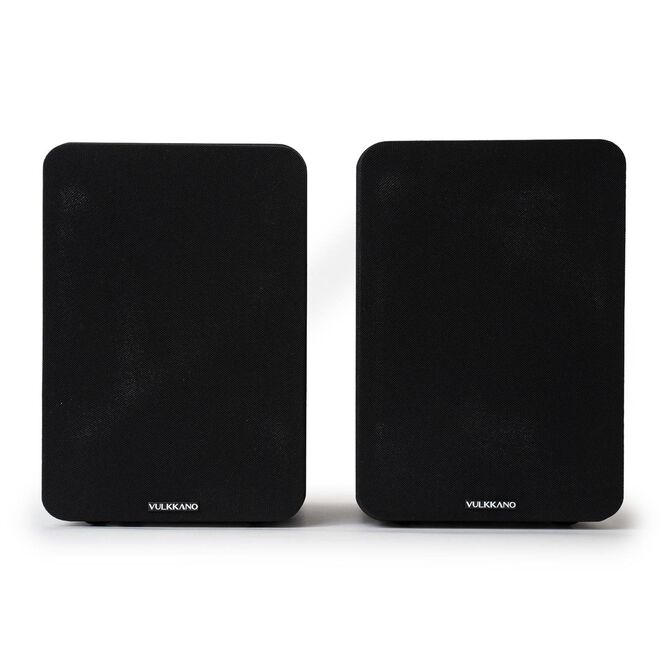 Colunas Hi-Fi Vulkkano A4 ARC MKII 40W Bluetooth HDMI ARC Pretas image number 1