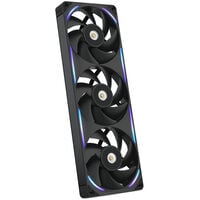 Ventoinha NZXT F360x Perfomance RGB 120mm - Single-Frame Pretas - Tripla Vento&iacute;nha 120mm (360mm)
