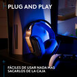Headset Logitech G535 Lightspeed Wireless Gaming Preto/Azul image number null