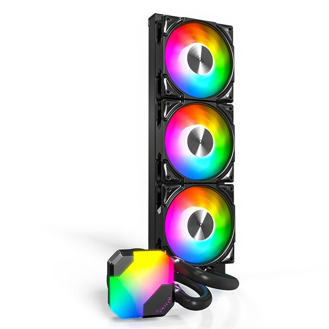 Water Cooler CPU Montech HyperFlow ARGB 360mm Preto image number 1