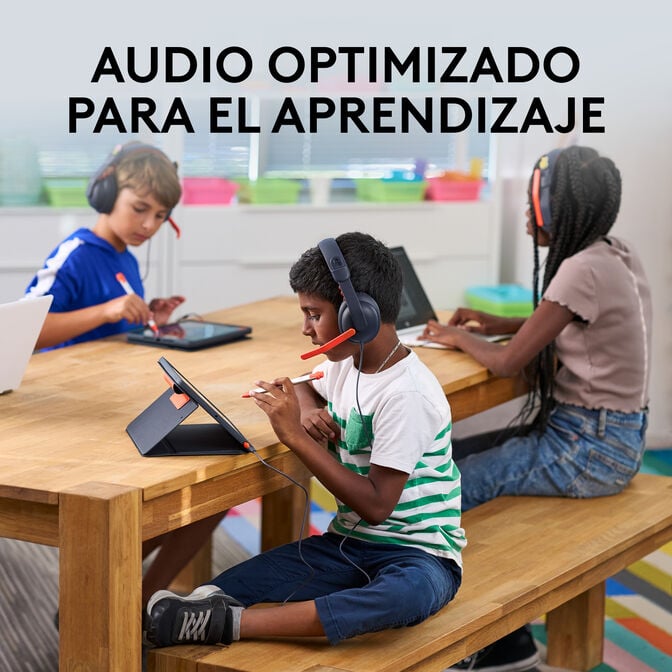 Headset Logitech Zone Learn USB-A Azul image number 16