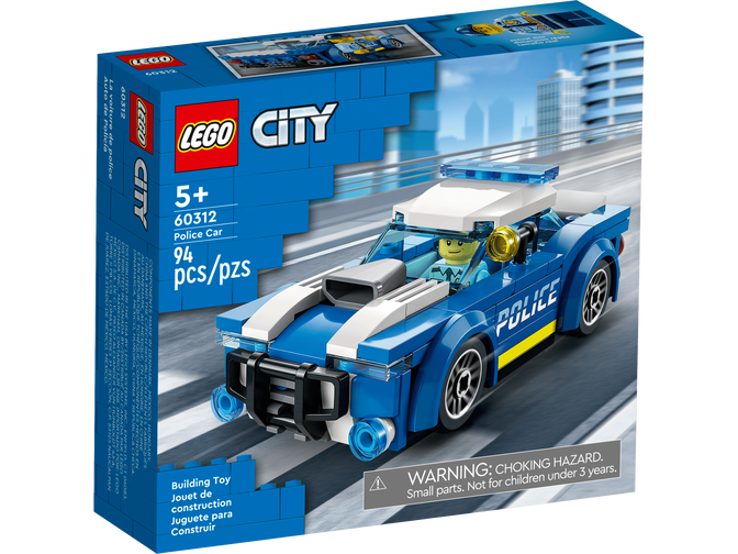 LEGO City: Carro da Pol&iacute;cia, 94 Pe&ccedil;as (60312) image number 0