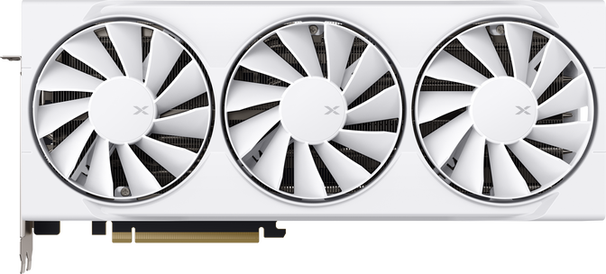 Gr&aacute;fica XFX Radeon RX 9070 XT Swift Gaming White Triple Fan 16GB GDDR6 image number 4