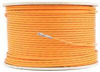 Bobine de Rede Nanocable RJ45 LSZH CAT.7 600MHZ SFTP AWG26 305 M Laranja
