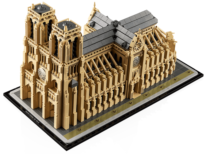 LEGO Architecture: Notre-Dame de Paris, 4383 Pe&ccedil;as (21061) image number 7
