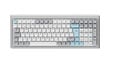 Teclado Mec&acirc;nico Ducky Cushion 98 Tri-Mode Silent Tactile 96% Prata (PT) image number null