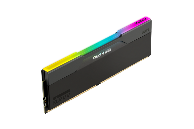 KLEVV Kit 32GB (2 x 16GB) DDR5 CRAS V 6000MHz CL28 RGB Obsidian Black (Intel XMP/AMD Expo) image number 5