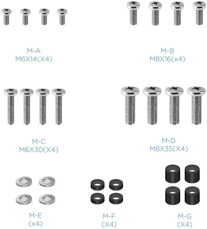 Suporte de Parede Tooq 43" a 90" Max. 80Kg Preto image number 5