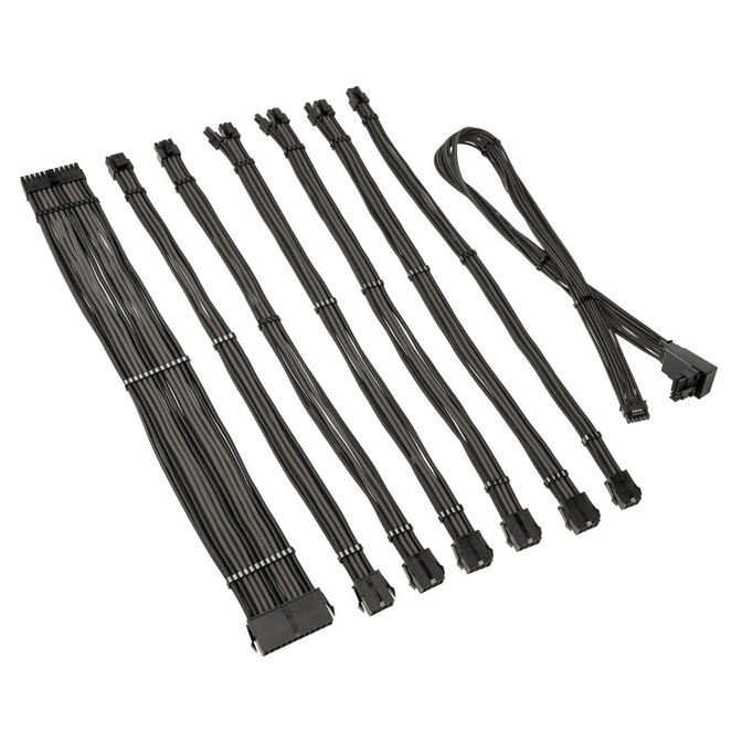 Kit de Extens&atilde;o Kolink Core Pro 12V-2x6 Type 2 - Jet Black/Gunmetal Grey image number 0