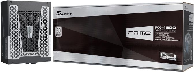Fonte Modular Seasonic PRIME PX 1600W 80+ Platinum ATX3.0 image number 9