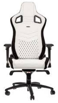 Cadeira noblechairs EPIC - Branco / Preto