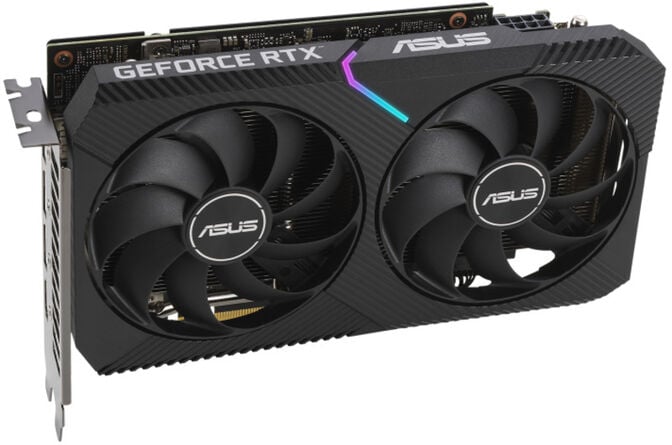 Gr&aacute;fica Asus GeForce&reg; RTX 3060 Dual OC V2 12GB GDDR6 image number 2