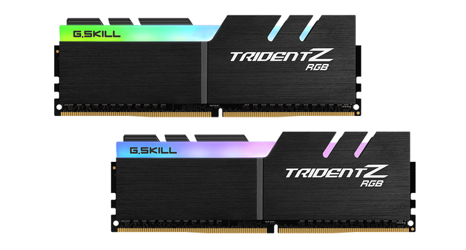G.Skill Kit 16GB (2 X 8GB) DDR4 3200MHz Trident Z RGB AMD CL16 image number 1