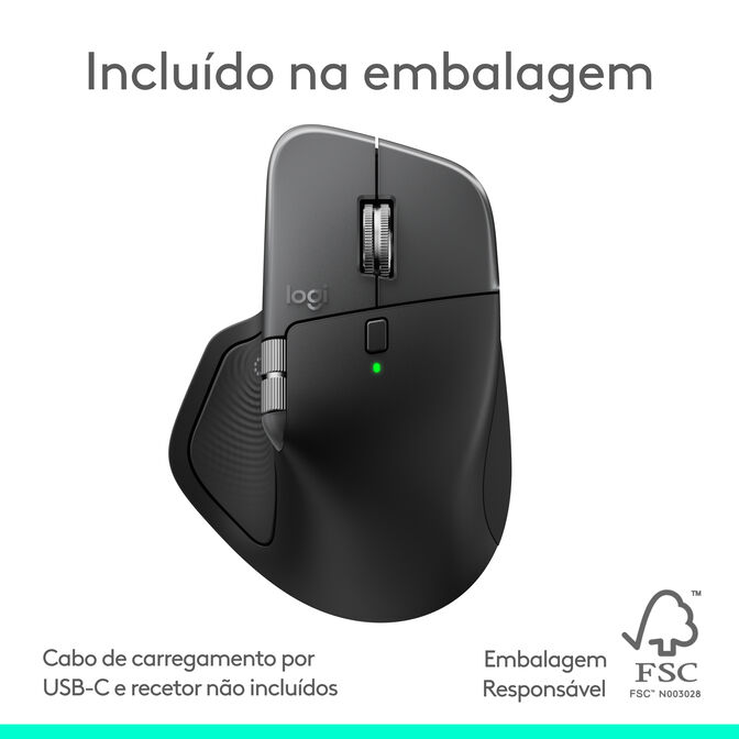 Rato Logitech MX Master 4 for Mac Space Black image number 15