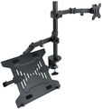 Suporte de Mesa Tooq Duplo Tilt 13" a 32" Max. 8Kg (Monitor) / 4.5Kg (Port&aacute;til) image number null