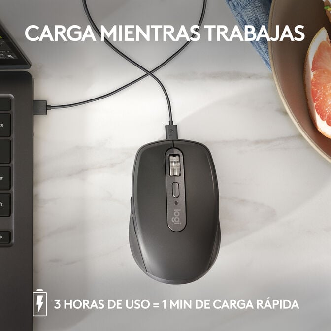 Rato Logitech MX Anywhere 3S Wireless Pale Grey image number 10