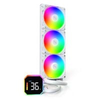 Water Cooler CPU Montech HyperFlow Digital 360mm Branco